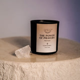 The Power of Prayers Candle + Clear Quartz Crystal