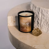 Fame And Fortune Candle + Citrine Crystal